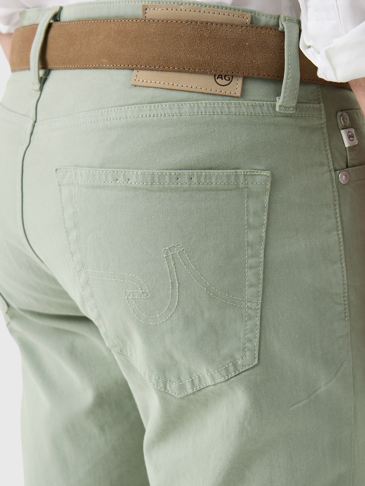 Adriano Goldschmied Men's The Tellis Suede Jean - Saint Bernard