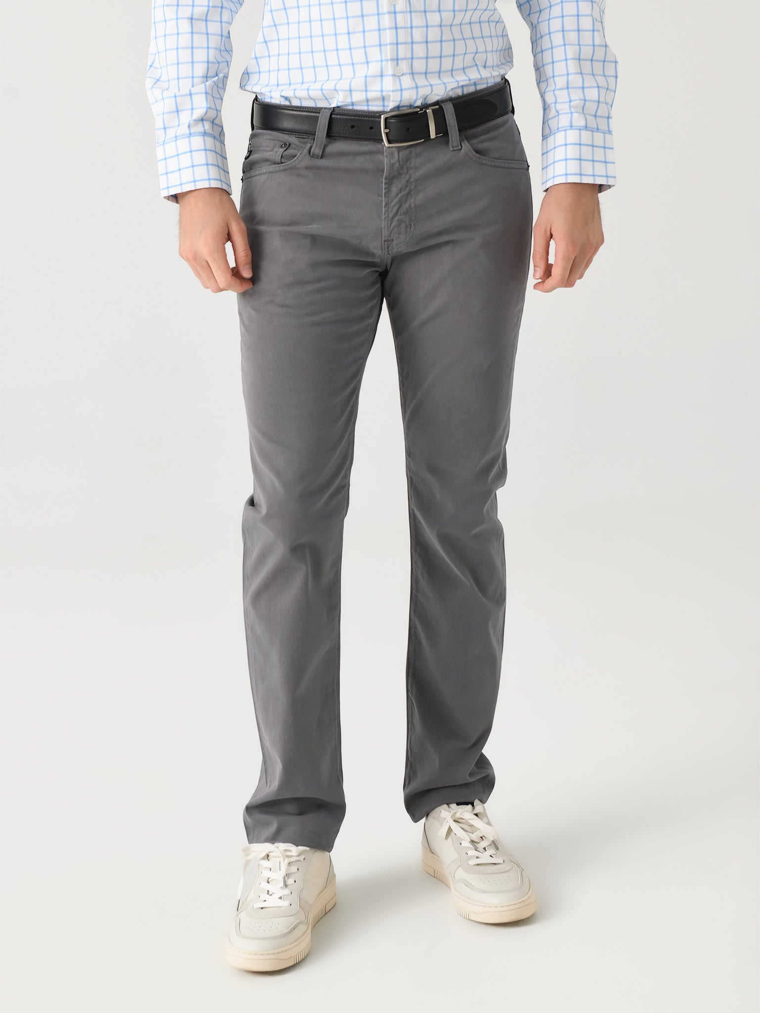 Adriano Goldschmied Men's The Tellis Suede Jean - Saint Bernard