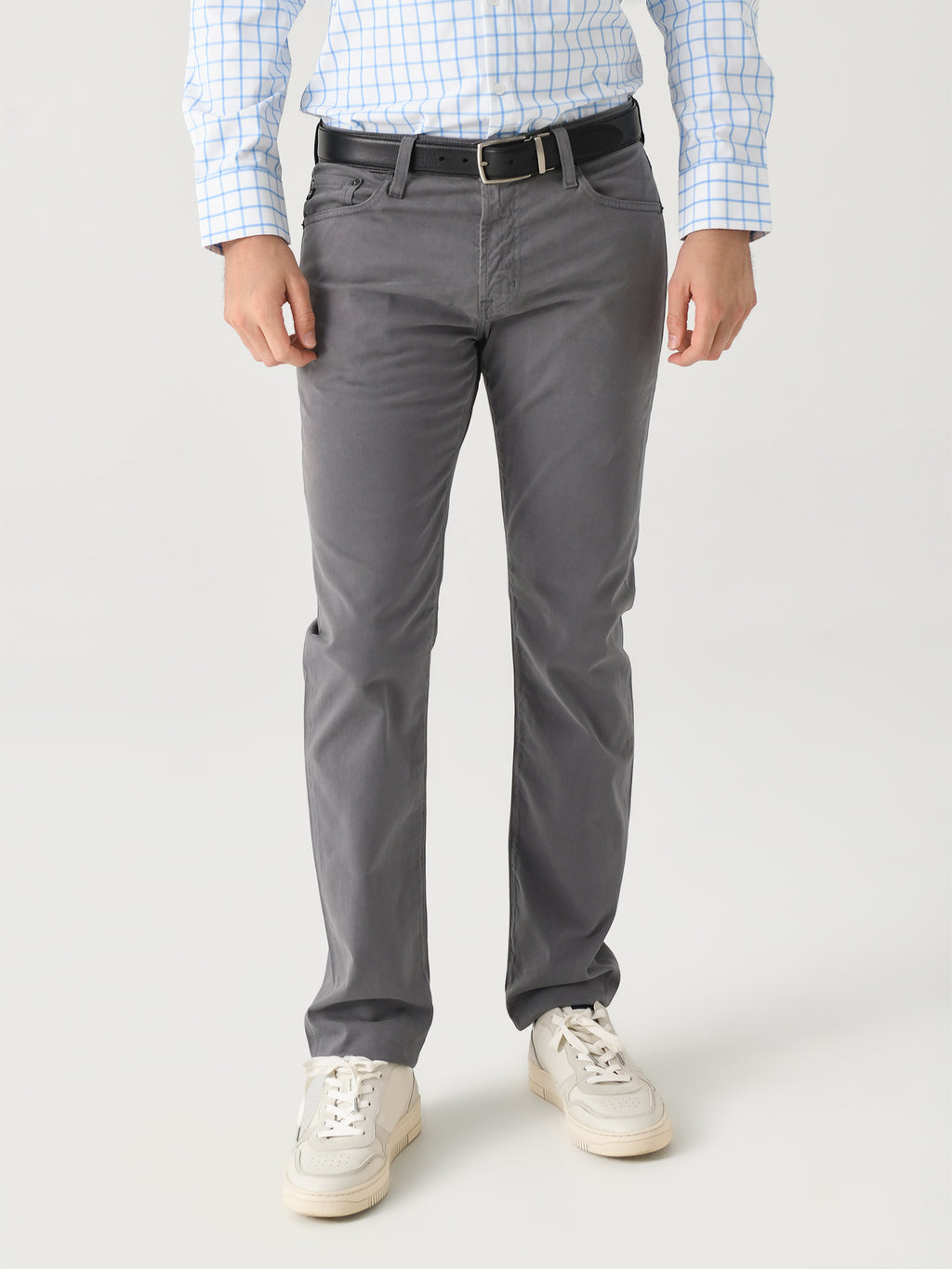 Adriano Goldschmied Men's The Tellis Suede Jean - Saint Bernard