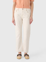 Re/Done Women's Mid Rise Blondie Crop Jean - Saint Bernard