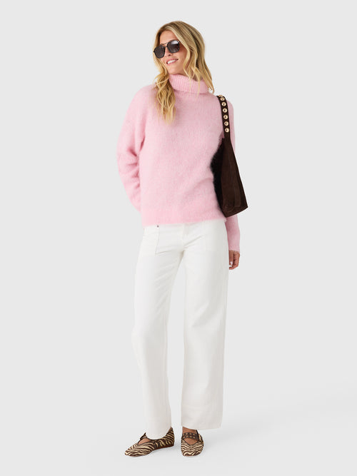 CLEA Women's Milo Fluffy Knit Sweater - Saint Bernard