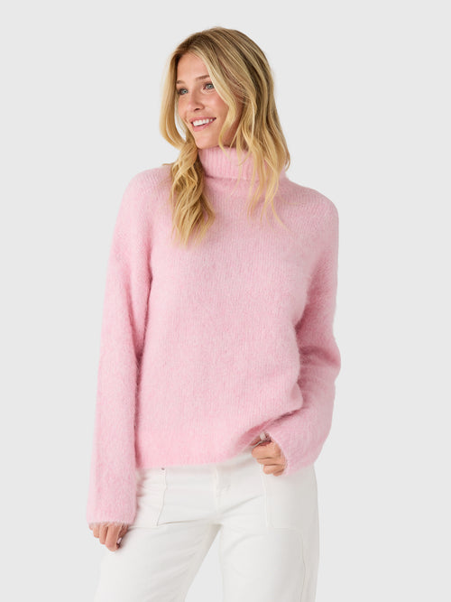 CLEA Women's Milo Fluffy Knit Sweater - Saint Bernard