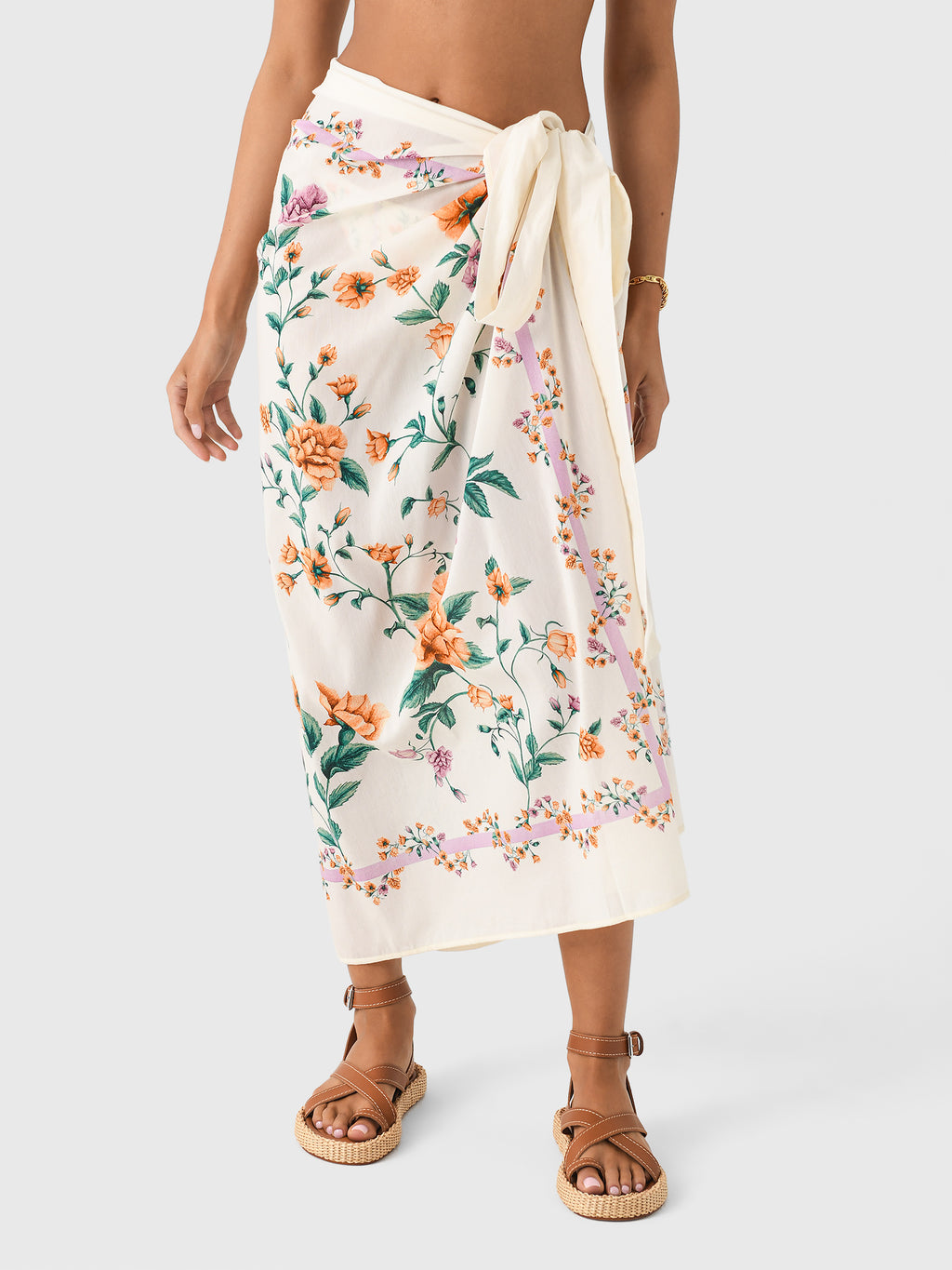 Agua By Agua Bendita Women's Lavanda Chinesis Pareo - Saint Bernard