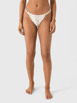 Agua By Agua Bendita Women's Vera Chinesis Bikini Bottom - Saint Bernard