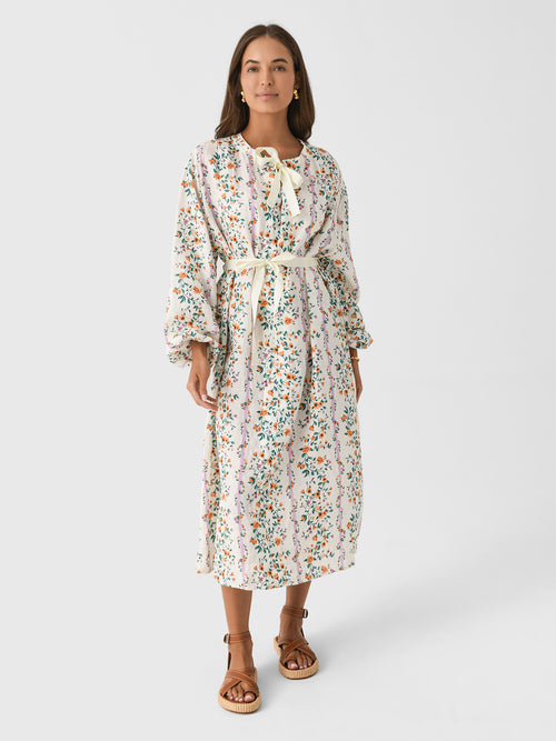 Agua By Agua Bendita Women's Zircón Chinesis Midi Dress
