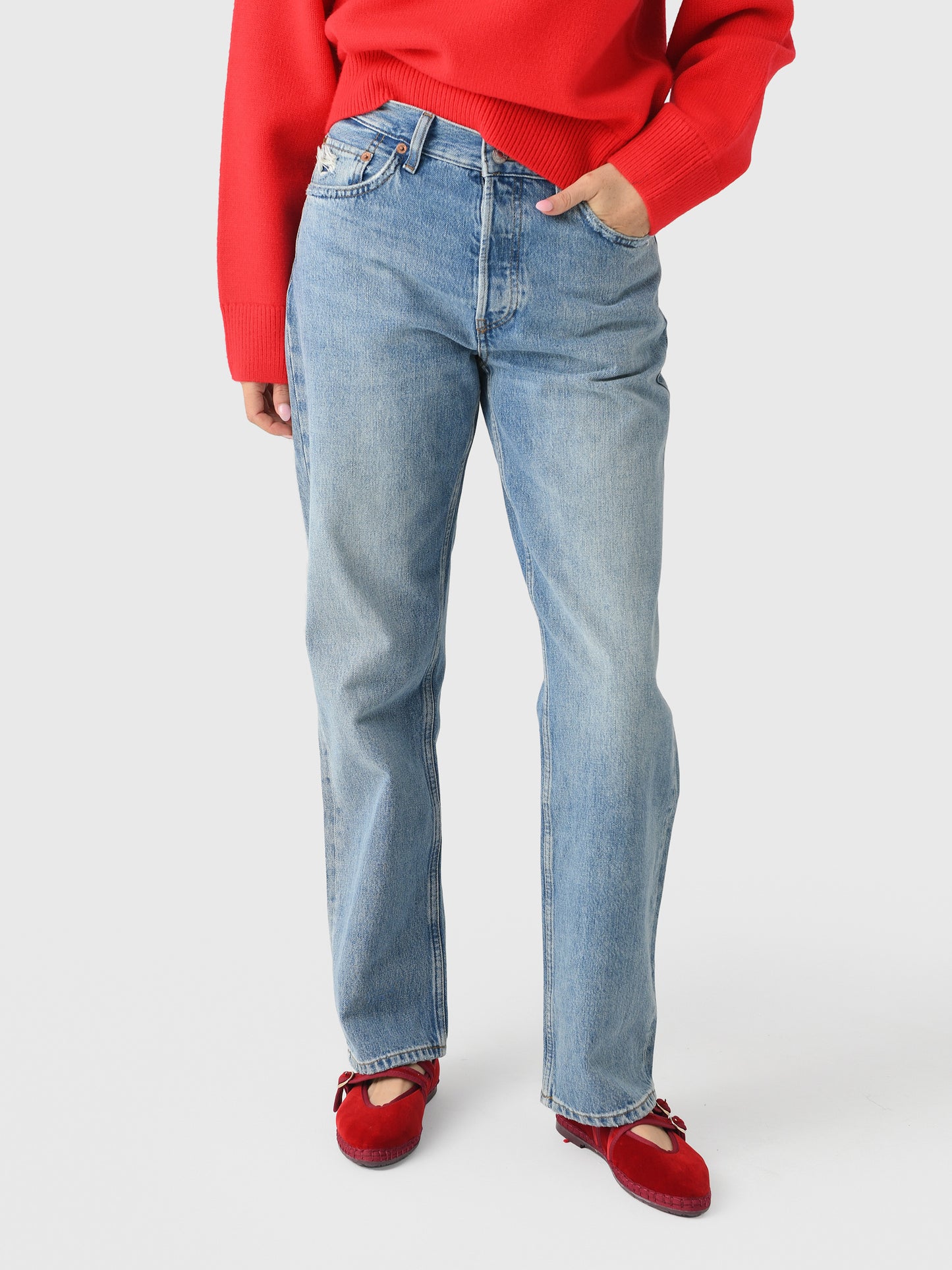Re/Done Women's 90s Jean - Saint Bernard