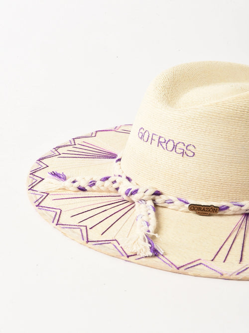 Corazon Playero Women's Texas Christian University Inspired Sophie Hat - Saint Bernard
