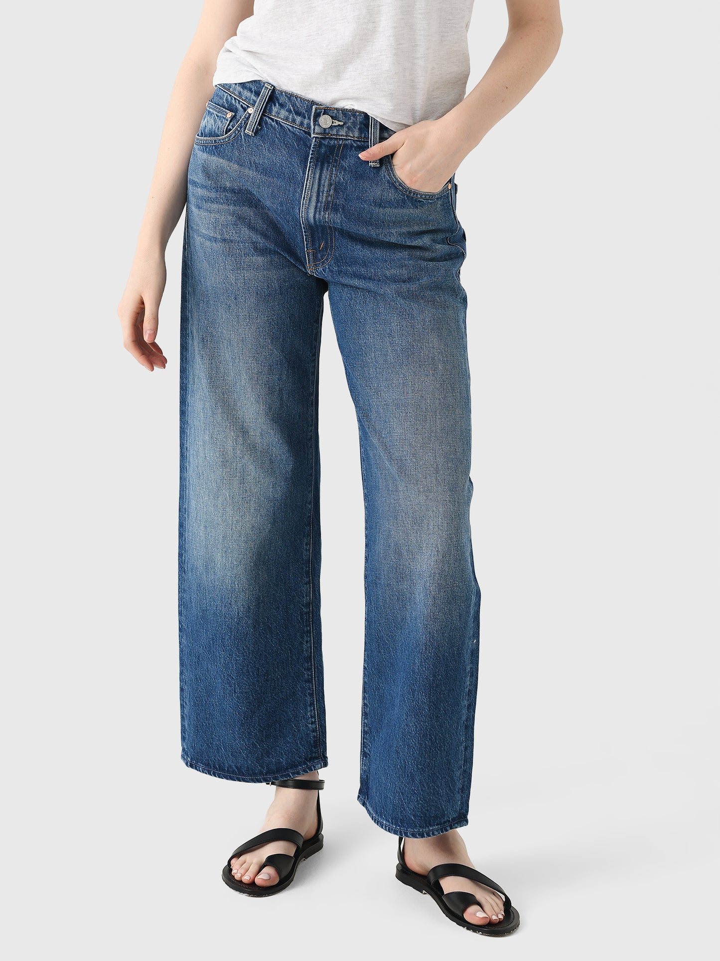 Mother Women's The Dodger Ankle Jean - Saint Bernard