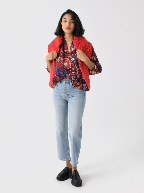 Re/Done Women's 70s Stove Pipe Jean