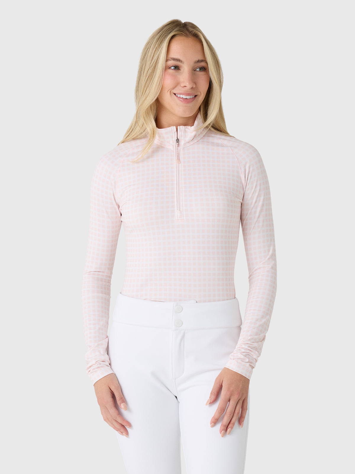 Obermeyer Women's X Saint Bernard Oly Quarter-Zip Baselayer Top - Saint Bernard