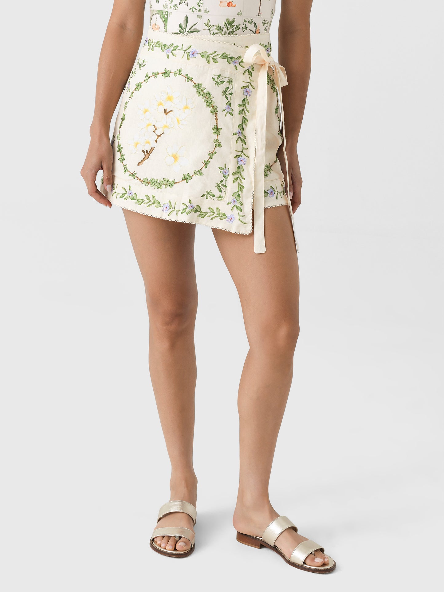 Agua By Agua Bendita Women's Luna Wild Mini Pareo - Saint Bernard