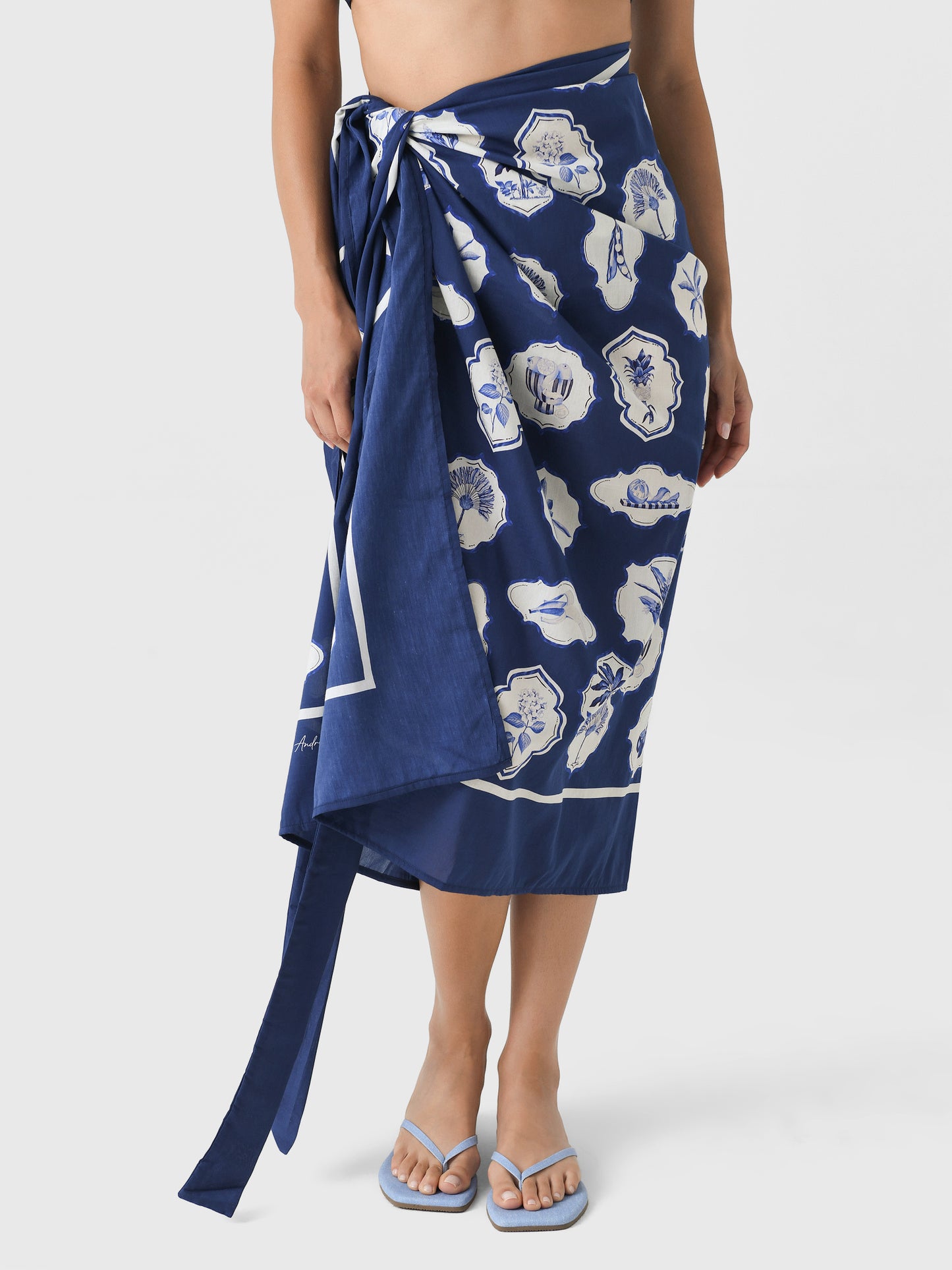 Agua By Agua Bendita Women's Lavanda Wild Pareo - Saint Bernard