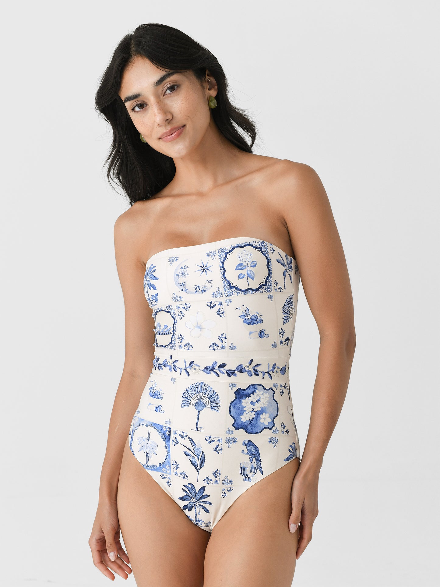 Agua By Agua Bendita Women's Ilusion Wild One-Piece Swimsuit - Saint Bernard