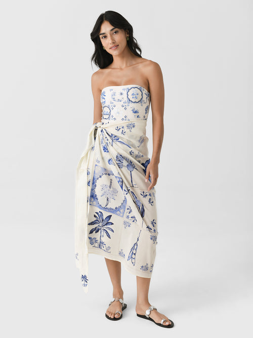 Agua By Agua Bendita Women's Lavanda Wild Pareo