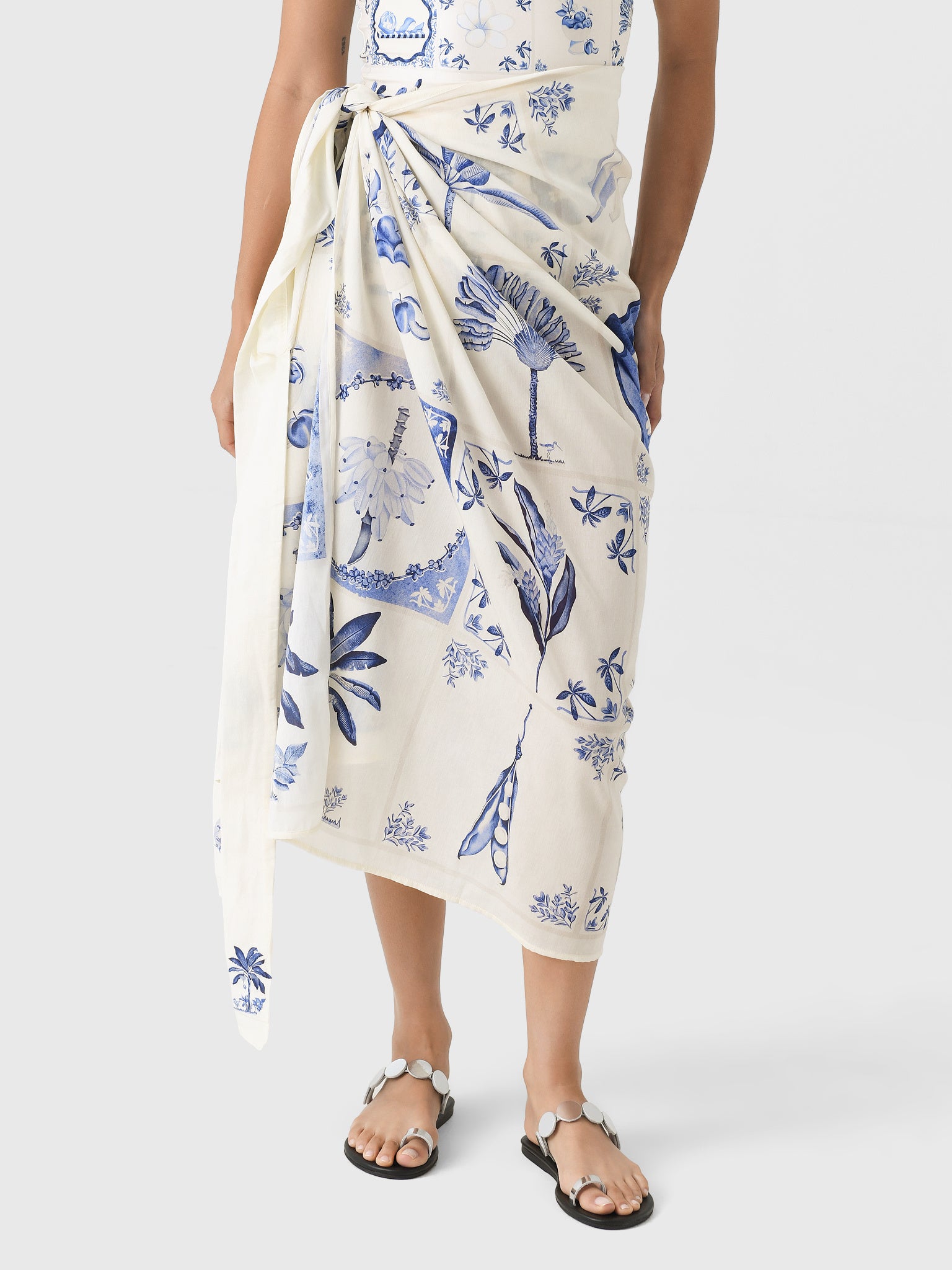 Agua By Agua Bendita Women's Lavanda Wild Pareo - Saint Bernard