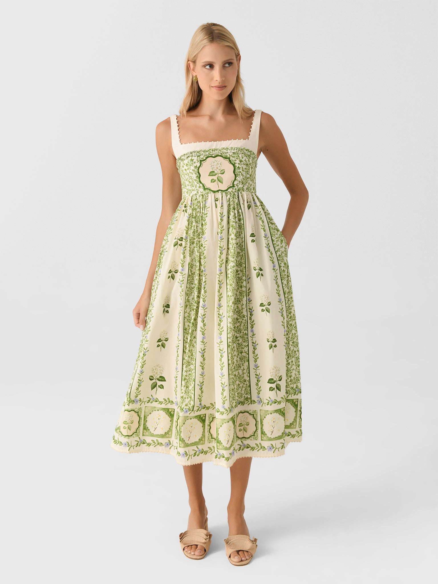 agua bendita midi dress Agua By Agua Bendita Women's Barbara Wild Midi Dress