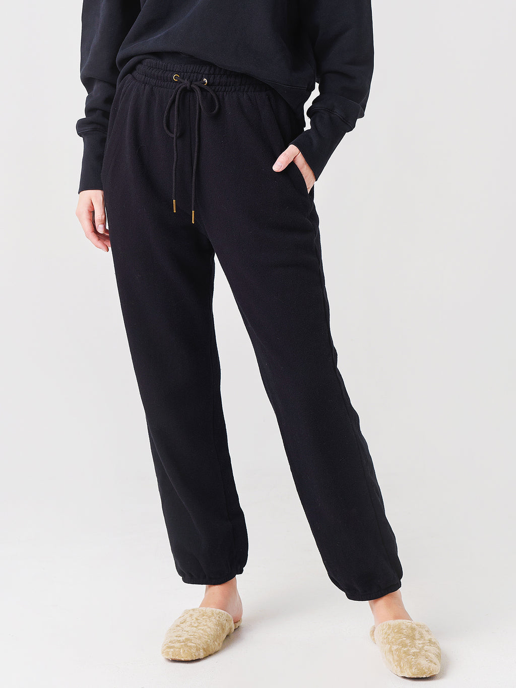 Citizens of Humanity Women's Laila Casual Fleece Pant - Saint Bernard