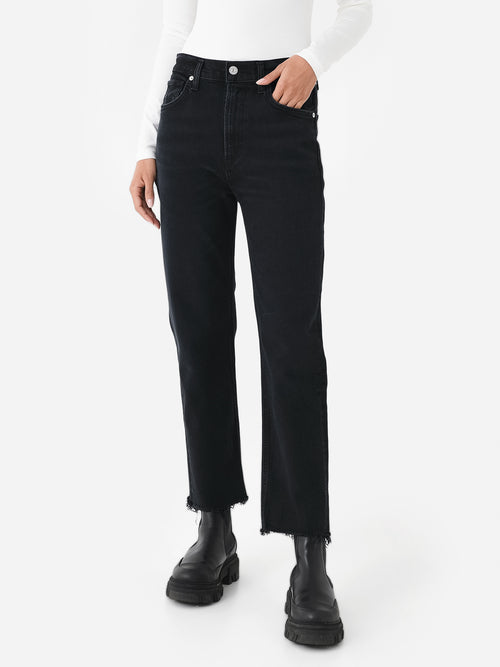 Citizens Of Humanity Women's Daphne Crop High Rise Stovepipe Jean
