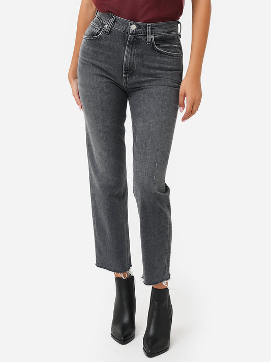 Citizens Of Humanity Women's Daphne Crop High Rise Stovepipe Jean