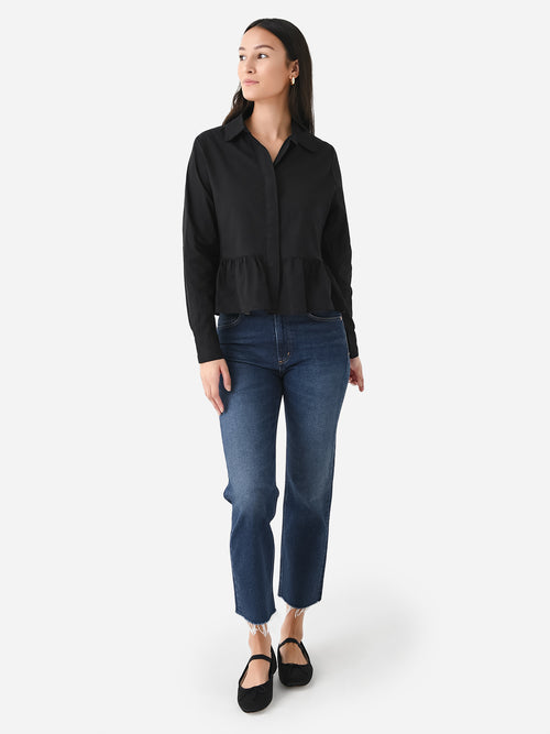 Citizens Of Humanity Women's Daphne Crop High Rise Stovepipe Jean