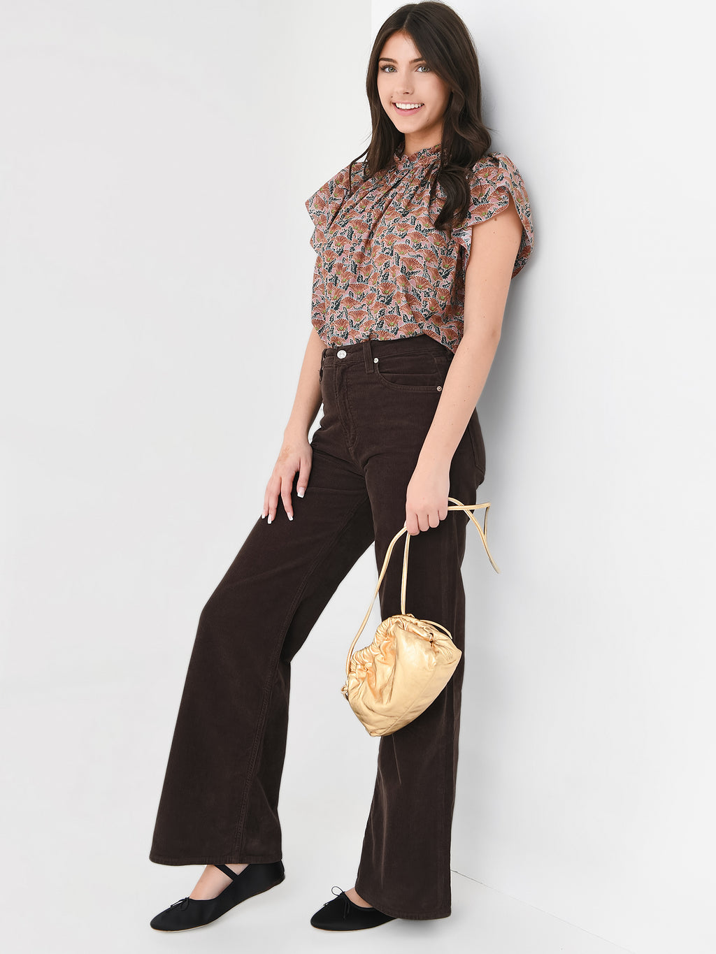 Citizens Of Humanity Women's Paloma Baggy Corduroy Pant - Saint Bernard
