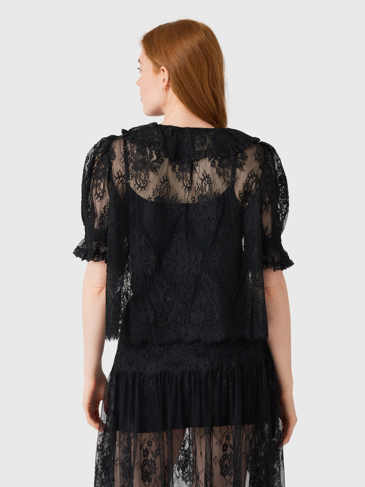DÔEN Women's Henri Lace Top - Saint Bernard