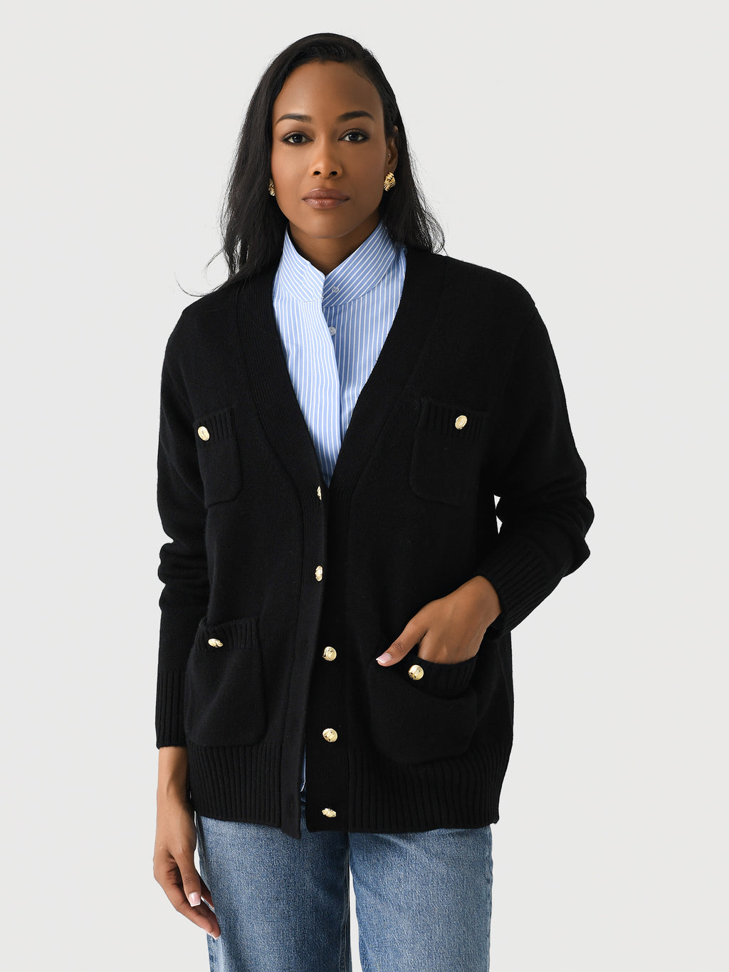 Berenice Women's Grego Cardigan - Saint Bernard
