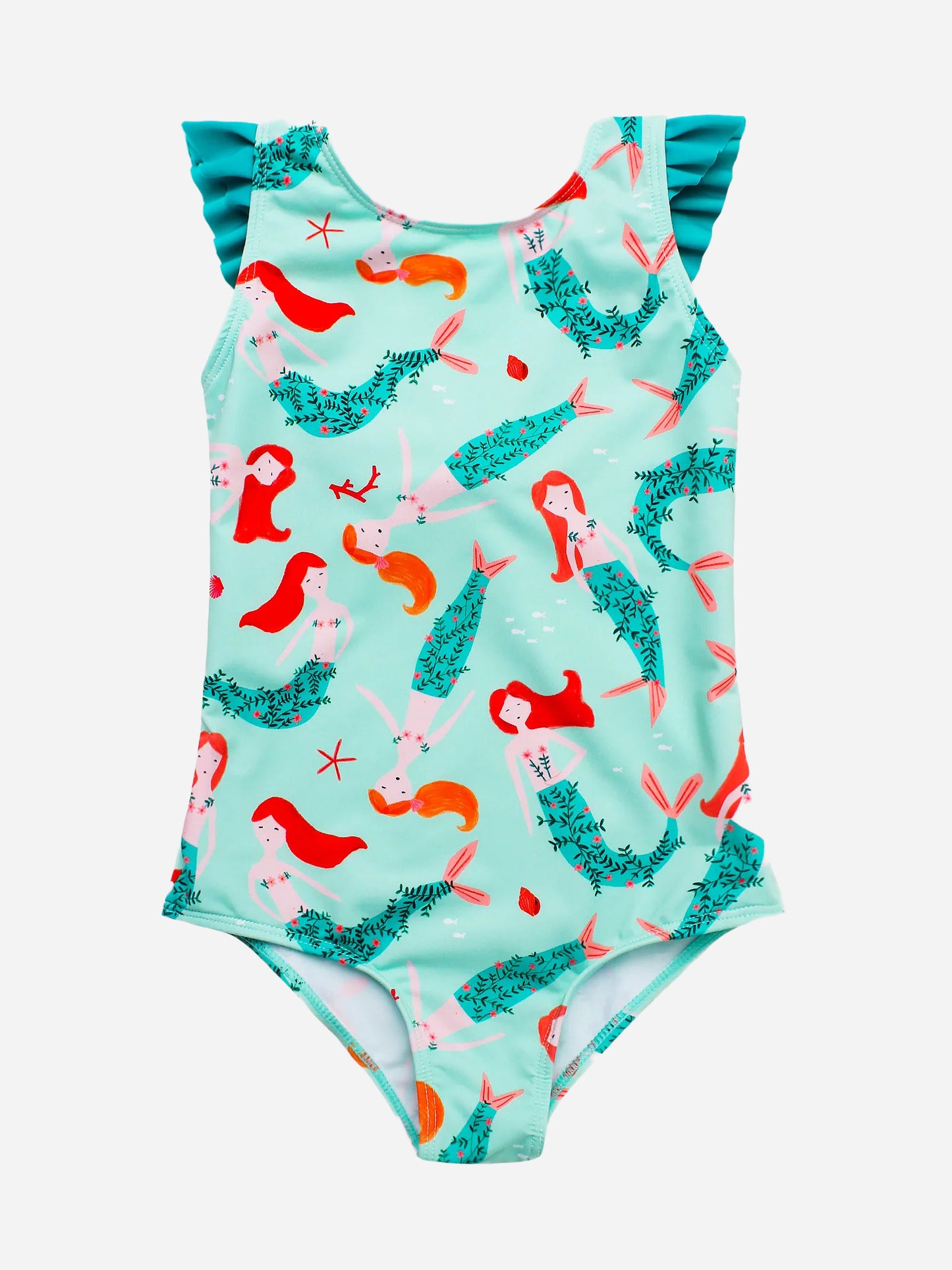 Pepita+Me Girls' Coralina One-Piece Swimsuit - Saint Bernard