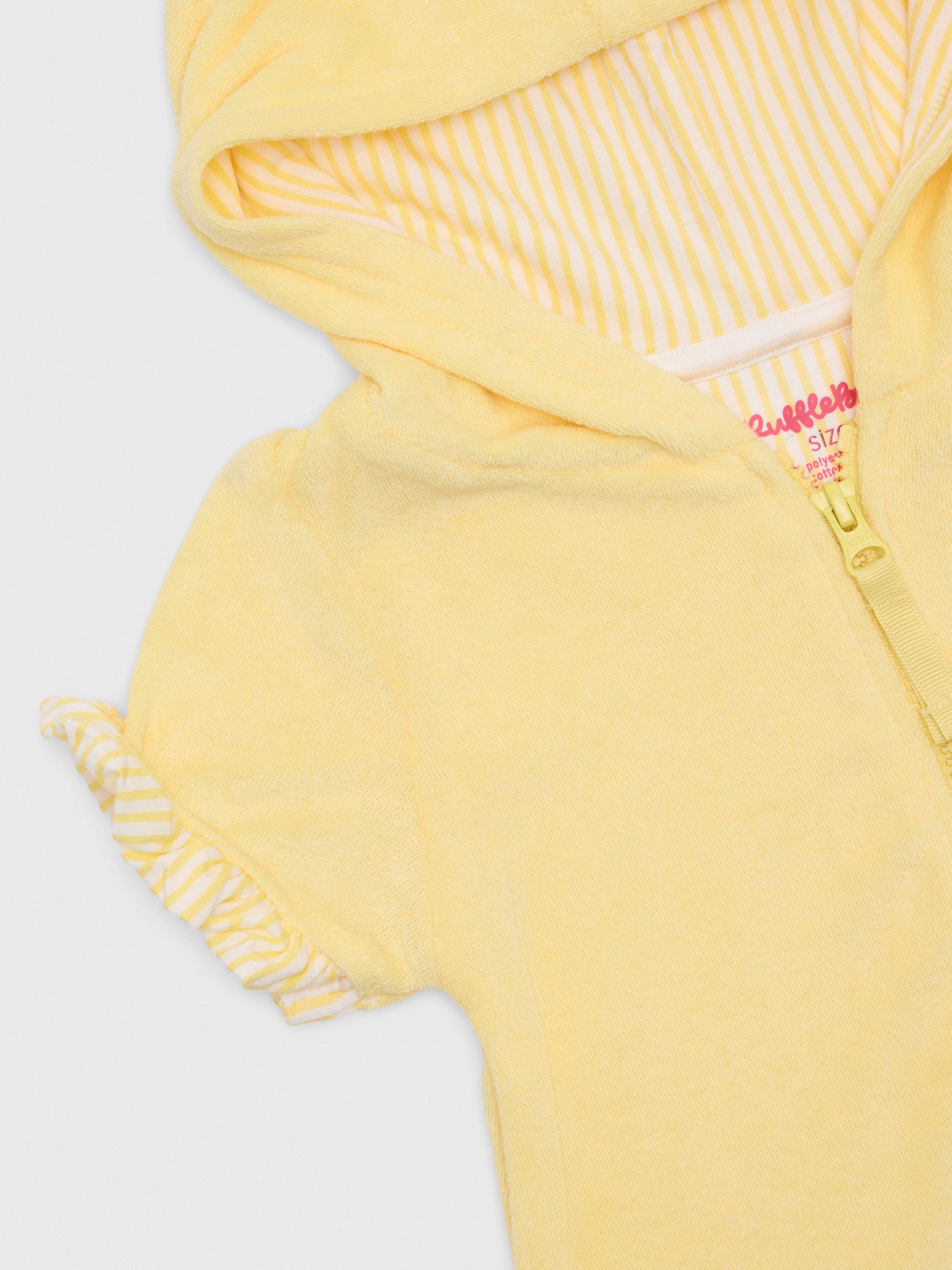 Rufflebutts Girls' Terry Full-Zip Cover-Up - Saint Bernard
