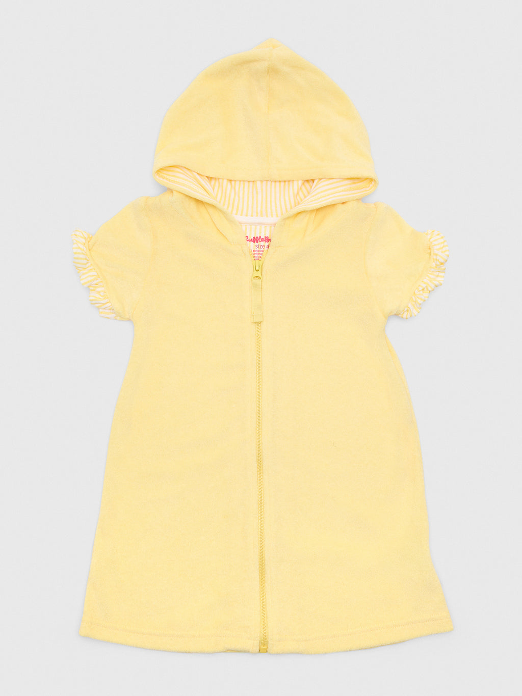 Rufflebutts Girls' Terry Full-Zip Cover-Up - Saint Bernard