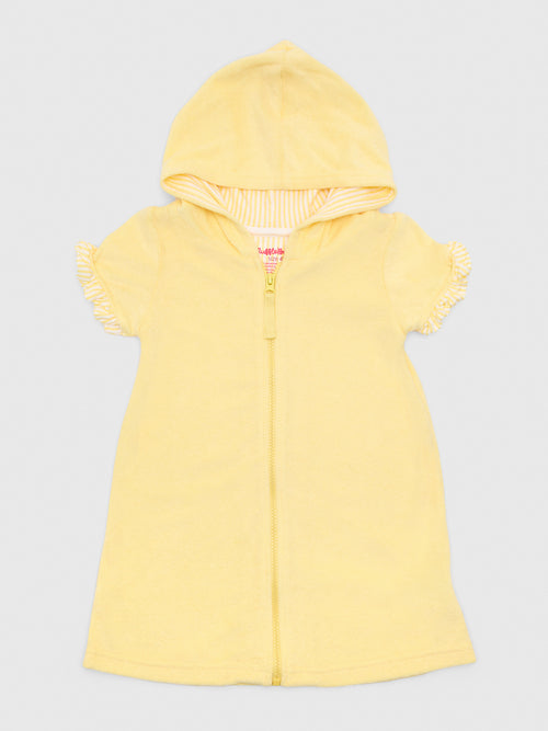 Rufflebutts Girls' Terry Full-Zip Cover-Up