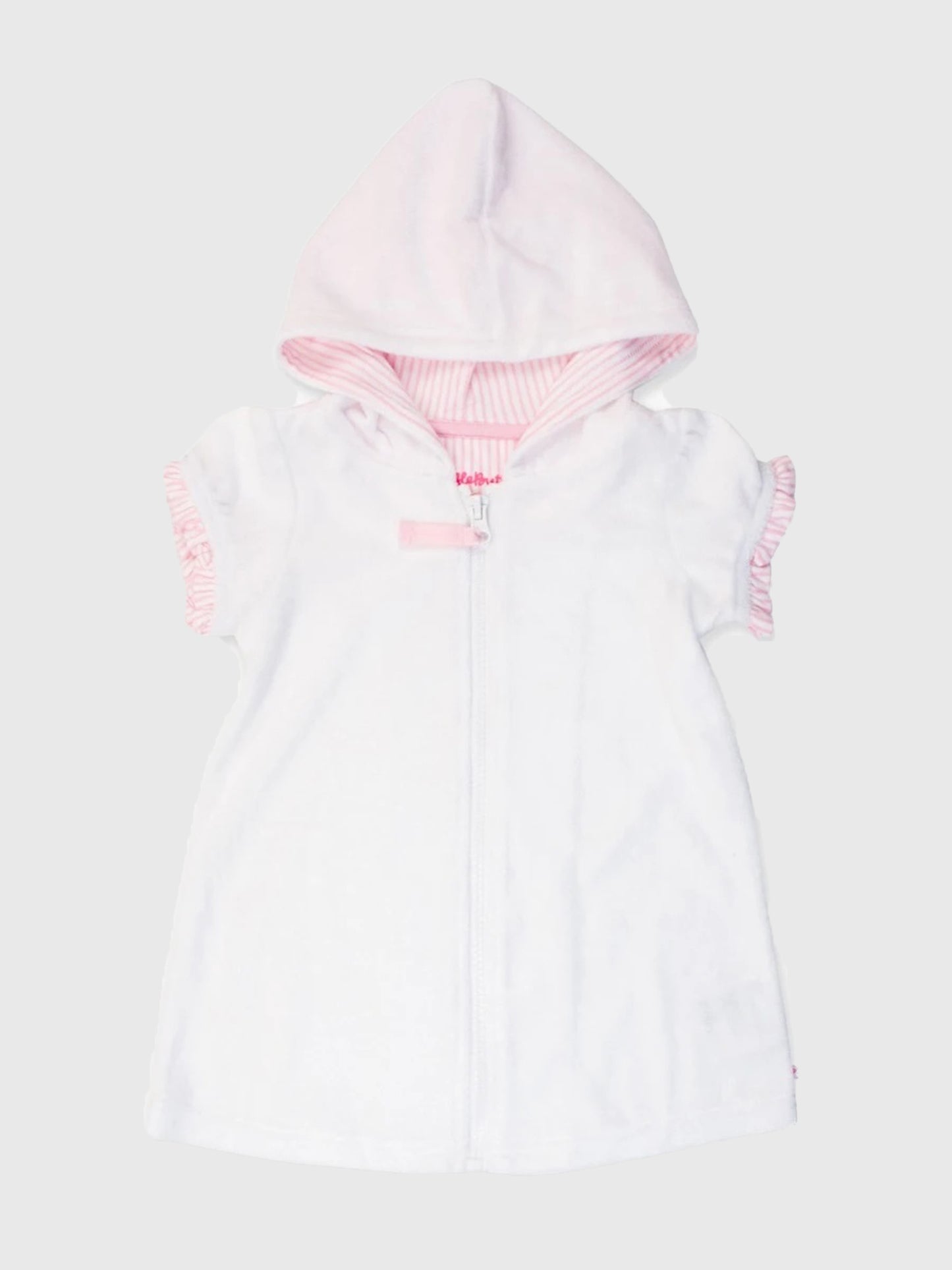 Rufflebutts Girls' Terry Full-Zip Cover-Up