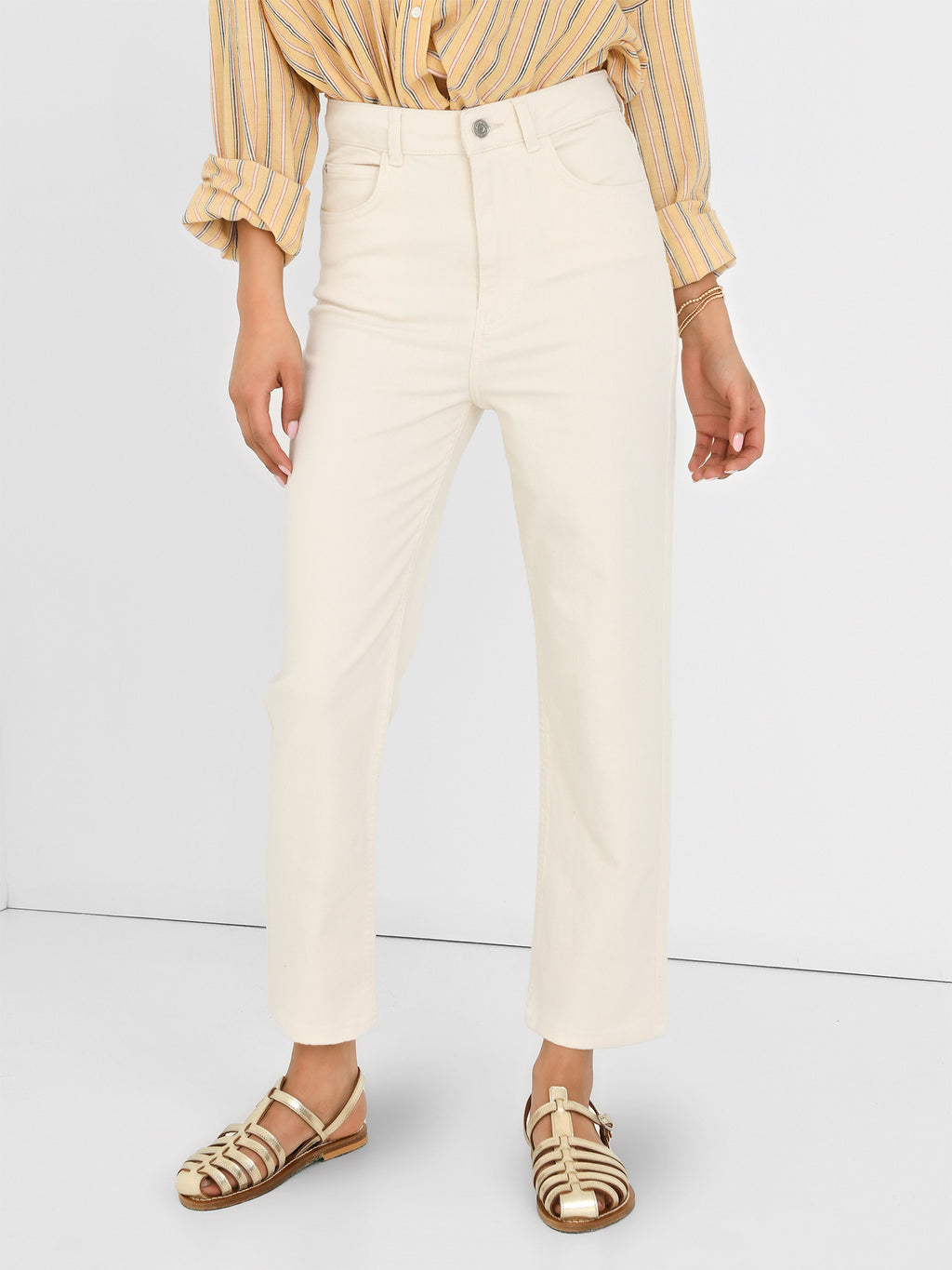 Vanessa Bruno Women's OG Crop Jean - Saint Bernard