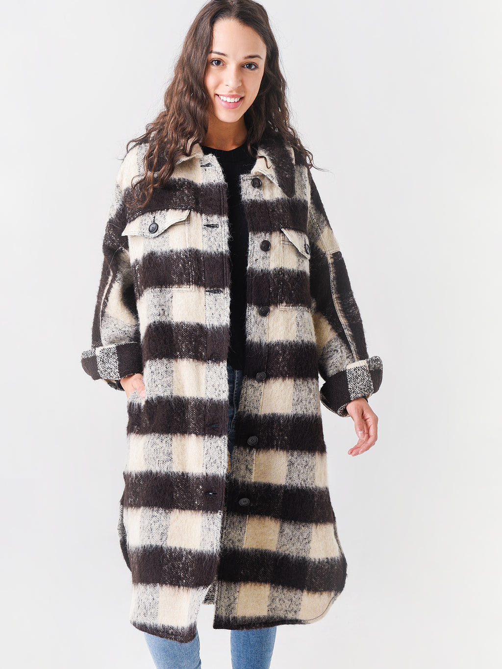 A.L.C. Women's Carter Plaid Coat - Saint Bernard