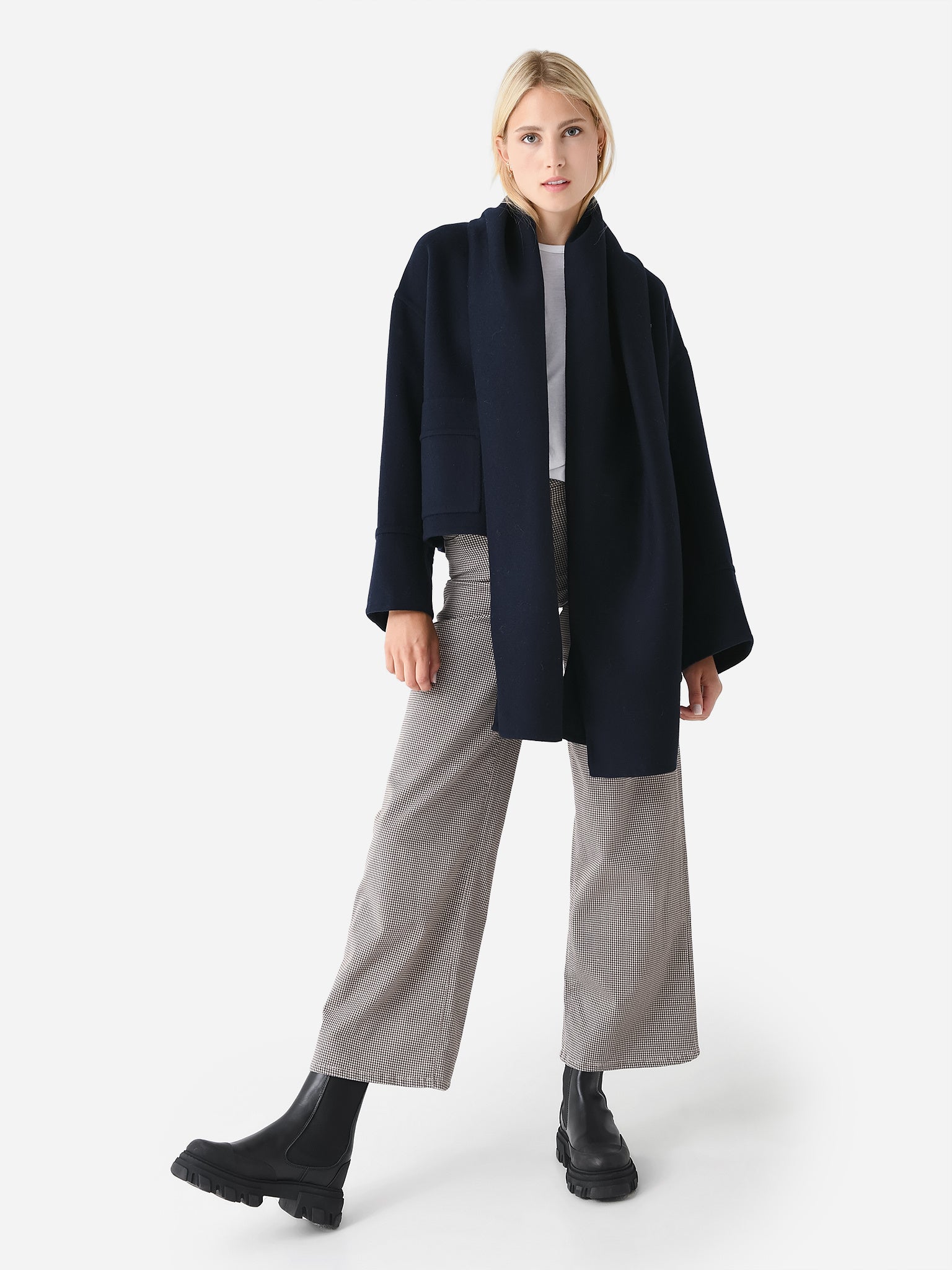 ALC Women's Finley Wool Cape Jacket – Saint Bernard
