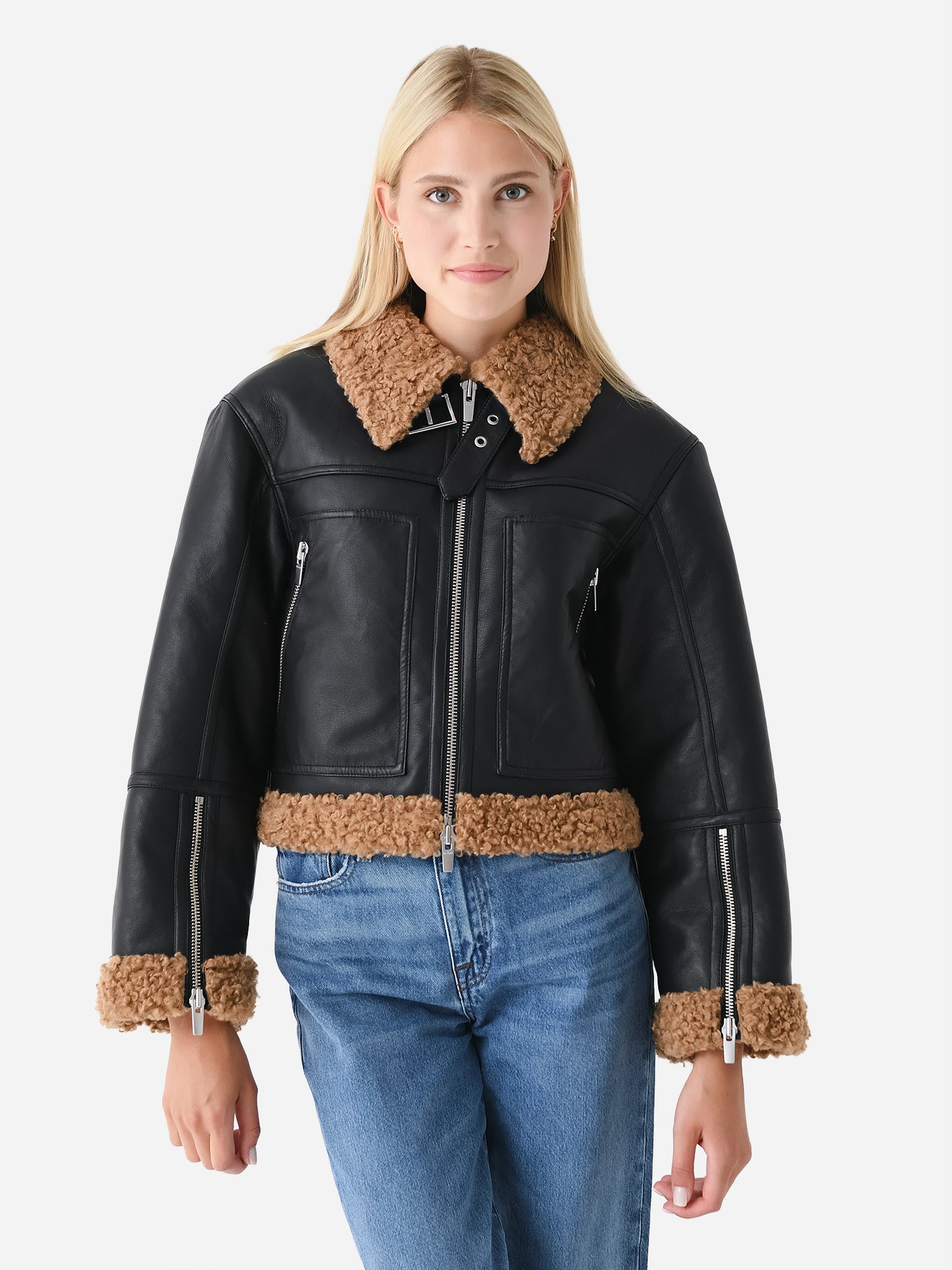 ALC Women's Aspen Faux Leather Jacket
