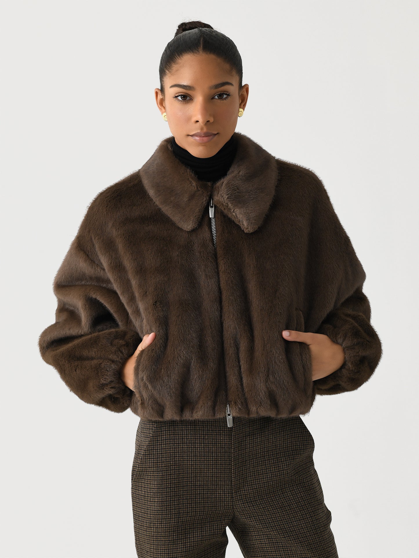 ALC Women's Esme Faux Fur Jacket - Saint Bernard