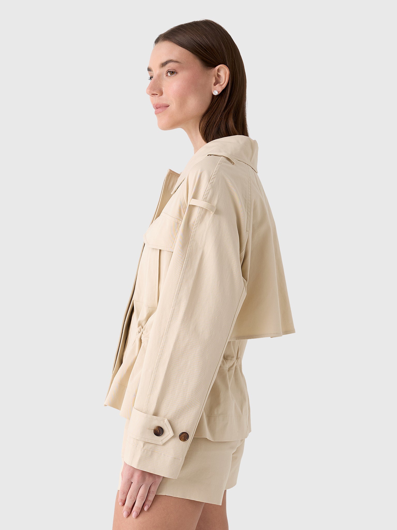 ALC Women's Maeve Cotton Utility Jacket - Saint Bernard