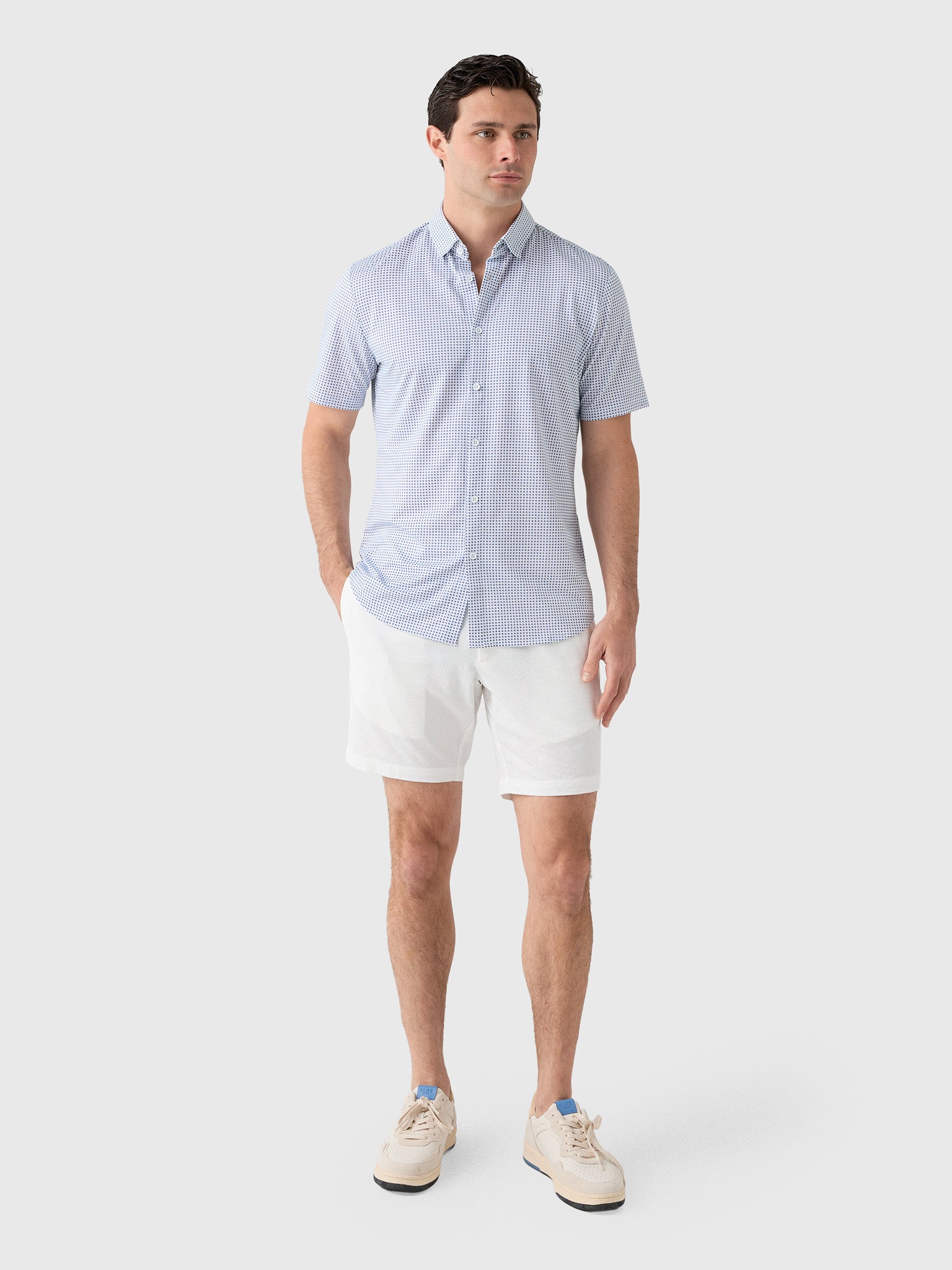 Mizzen+Main Men's Trim Halyard Button-Down Shirt - Saint Bernard