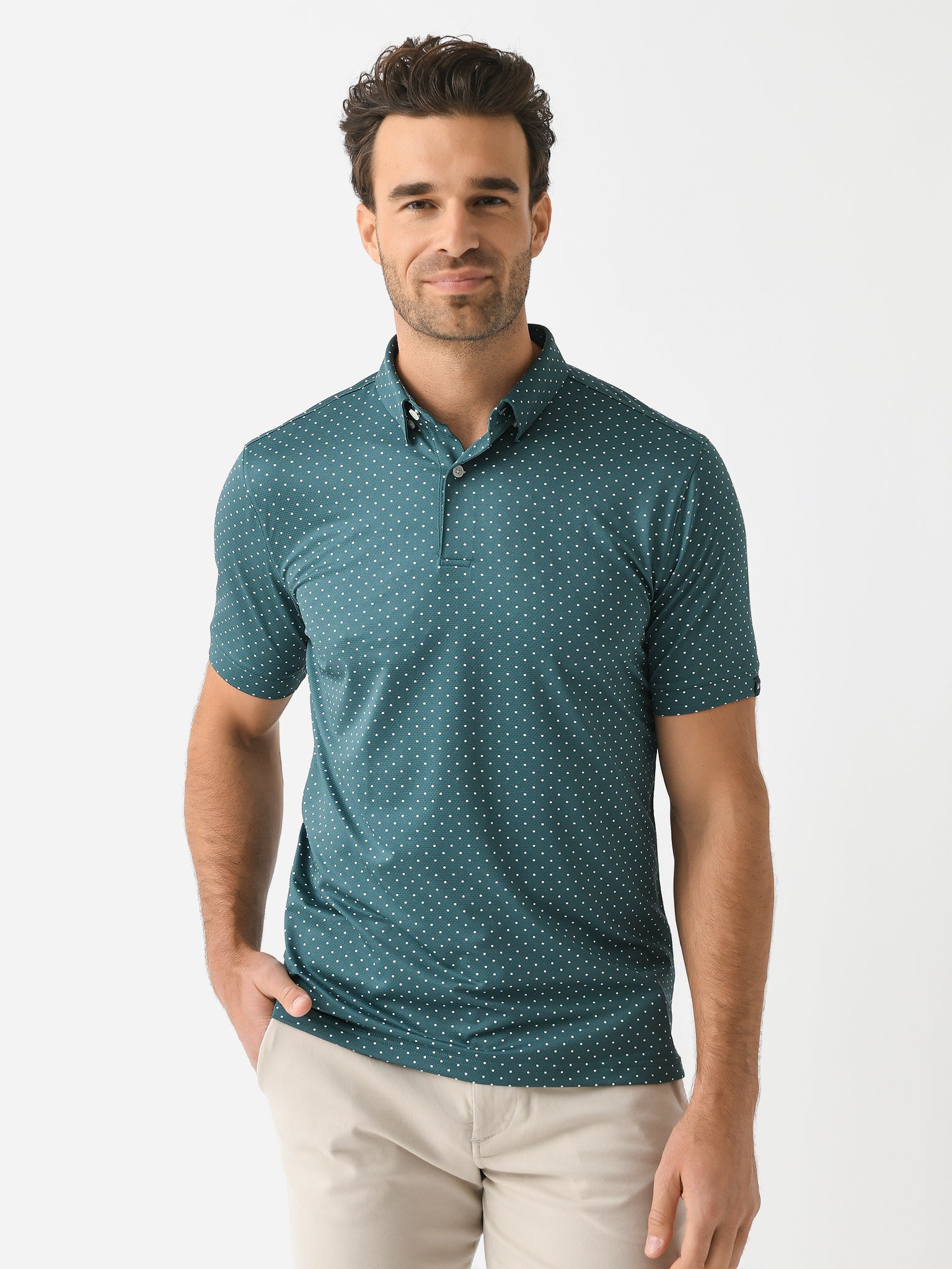 Mizzen+Main Men's Halyard Polo - Saint Bernard