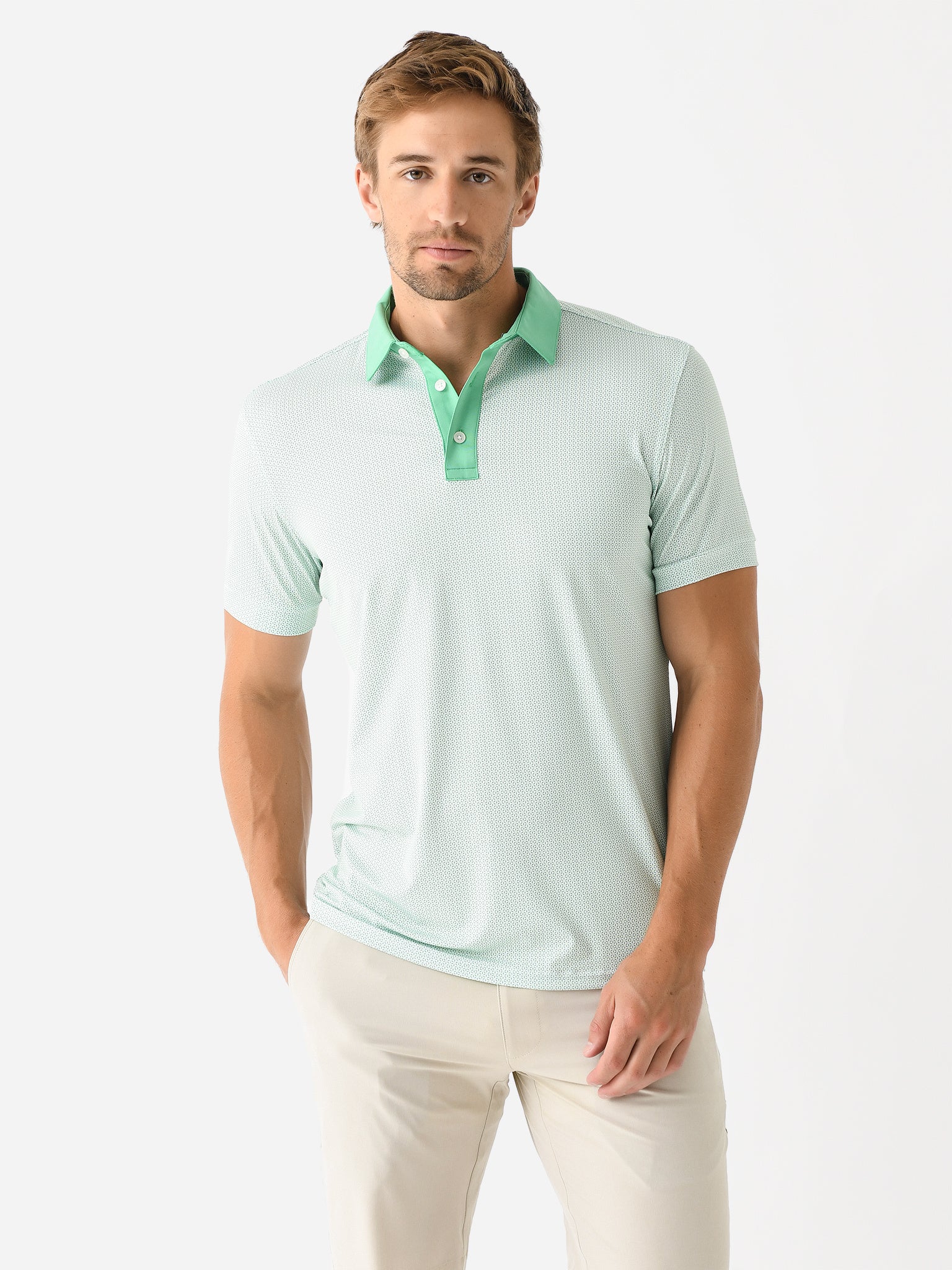 Mizzen+Main Men's Trim Versa Polo - Saint Bernard