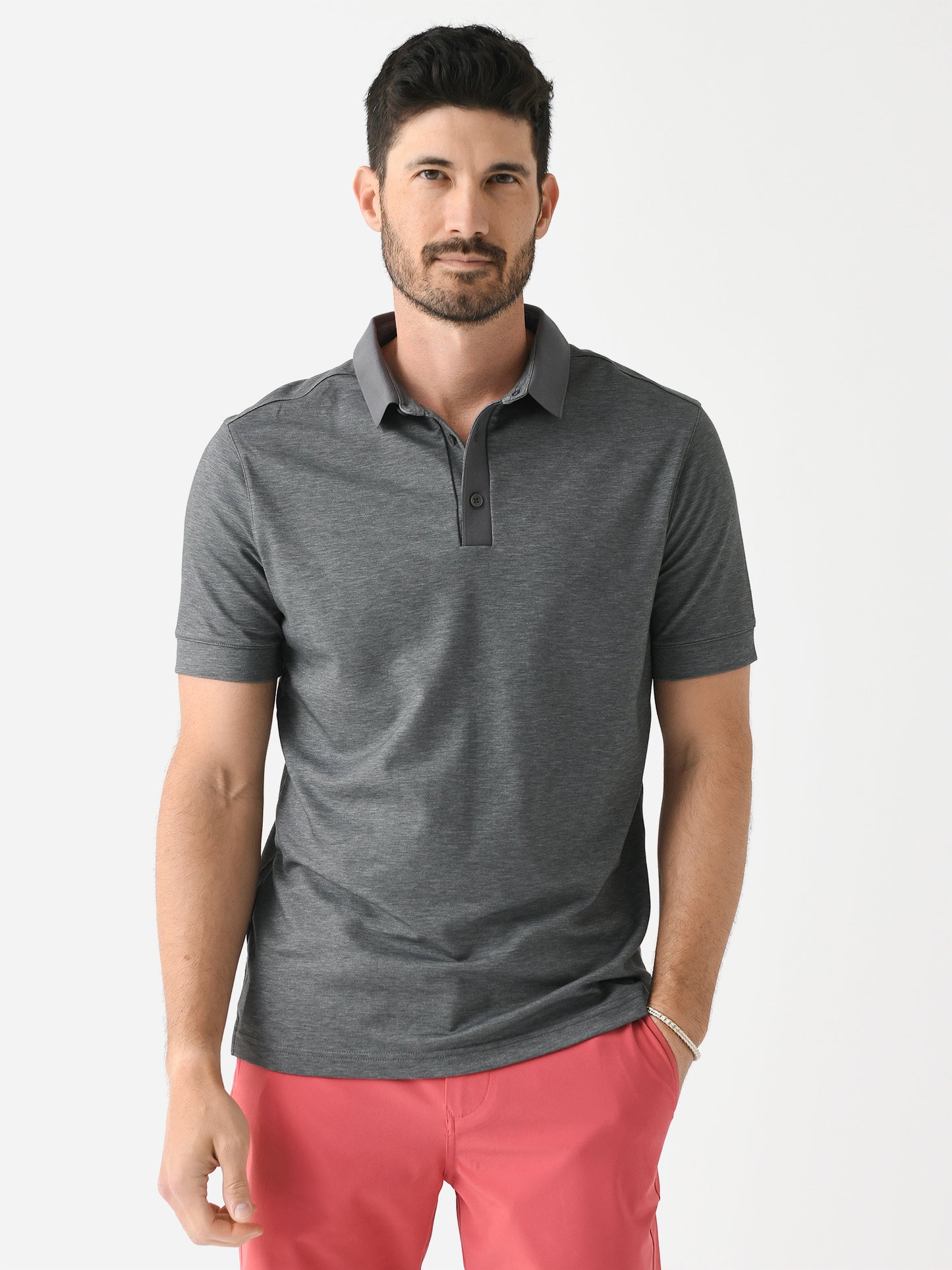 Mizzen+Main Men's Kent Polo - Saint Bernard