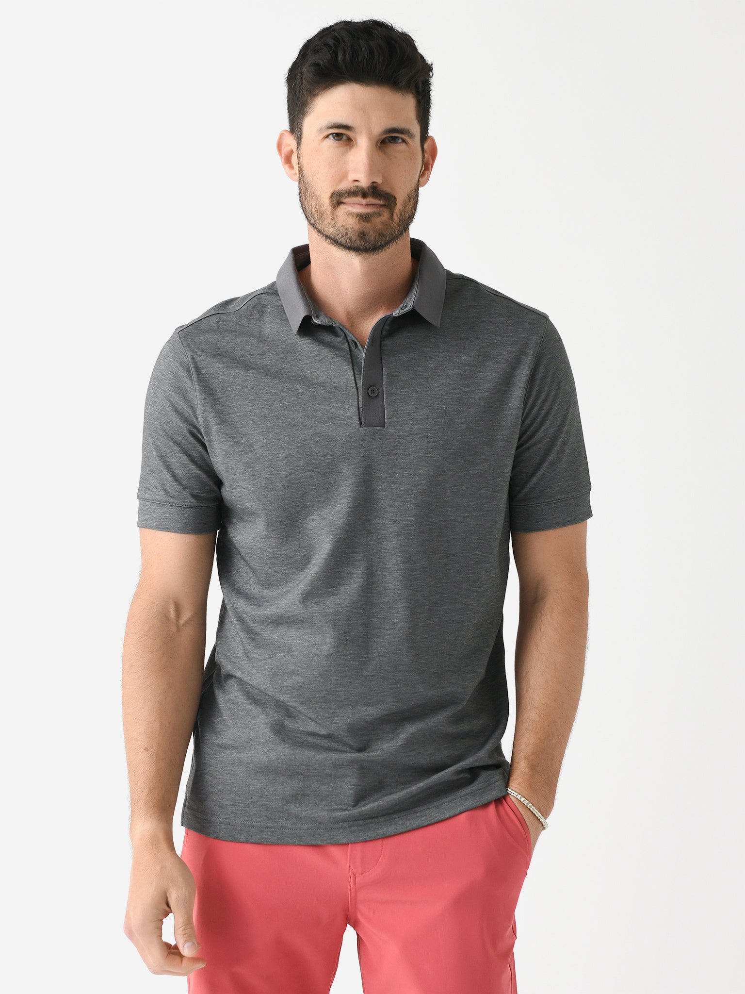 Mizzen+Main Men's Kent Polo - Saint Bernard