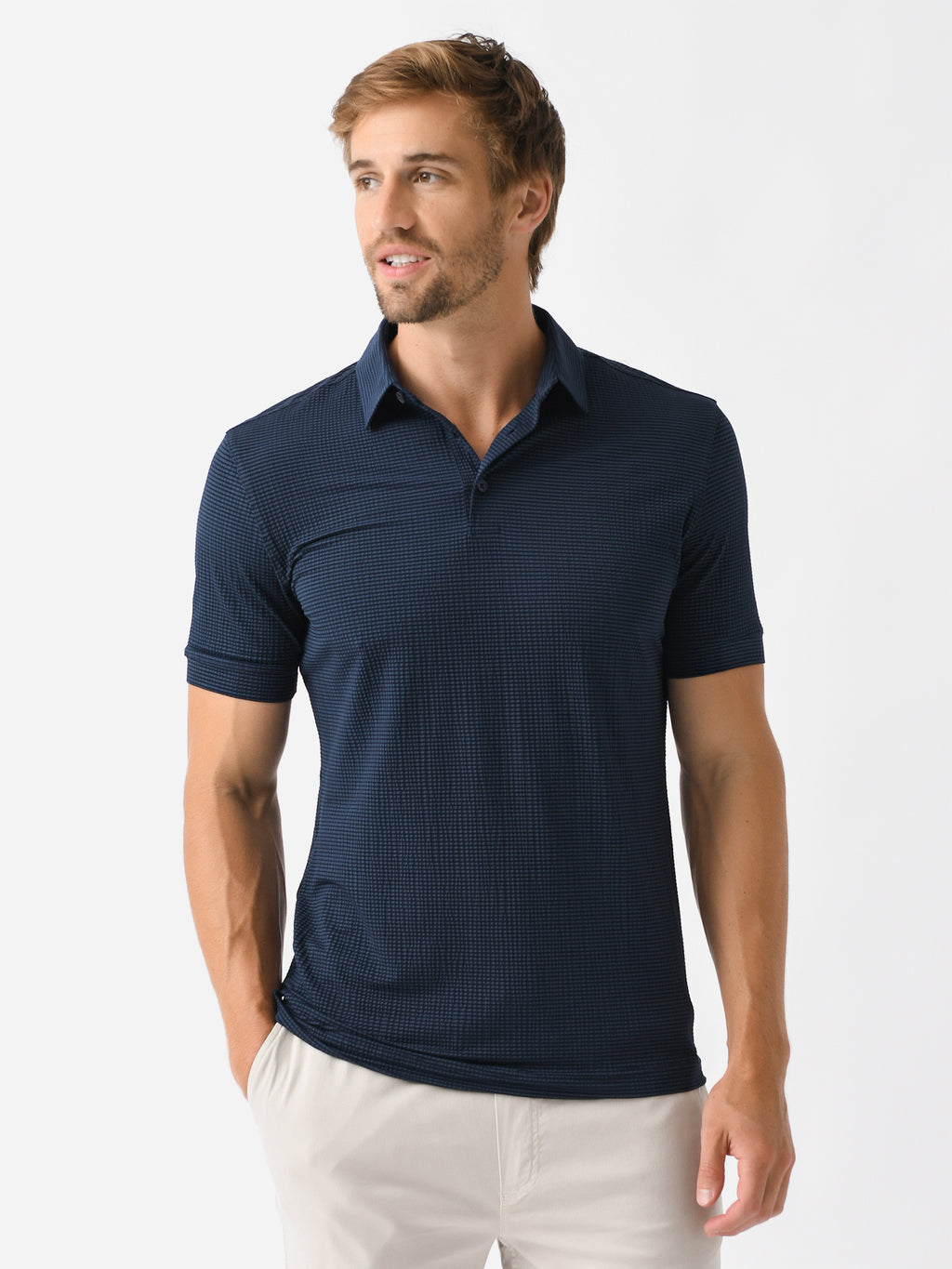 Mizzen+Main Men's Copa Polo - Saint Bernard