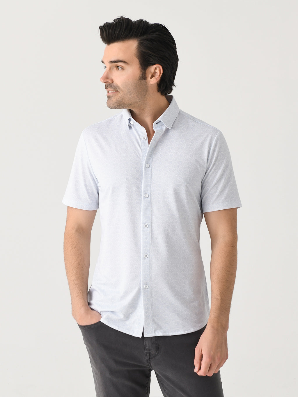 Mizzen+Main Men's Trim Halyard Button-Down Shirt - Saint Bernard