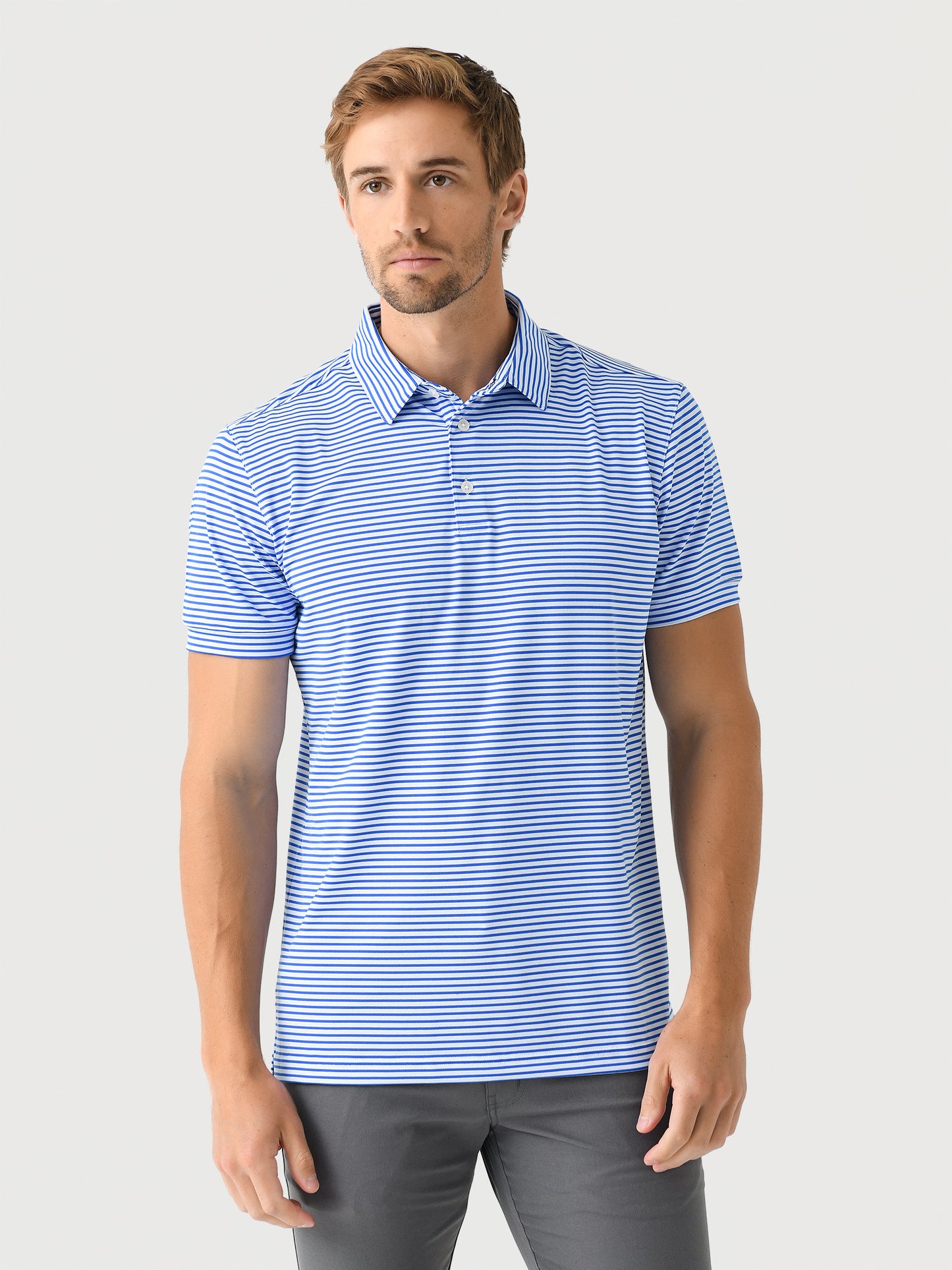 Mizzen+Main Men's Trim Versa Polo - Saint Bernard