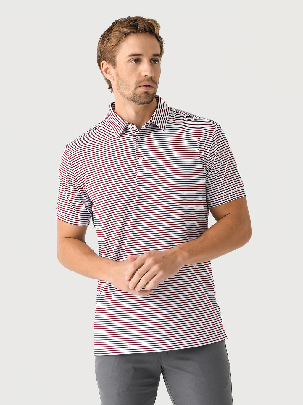 Mizzen+Main Men's Trim Versa Polo - Saint Bernard