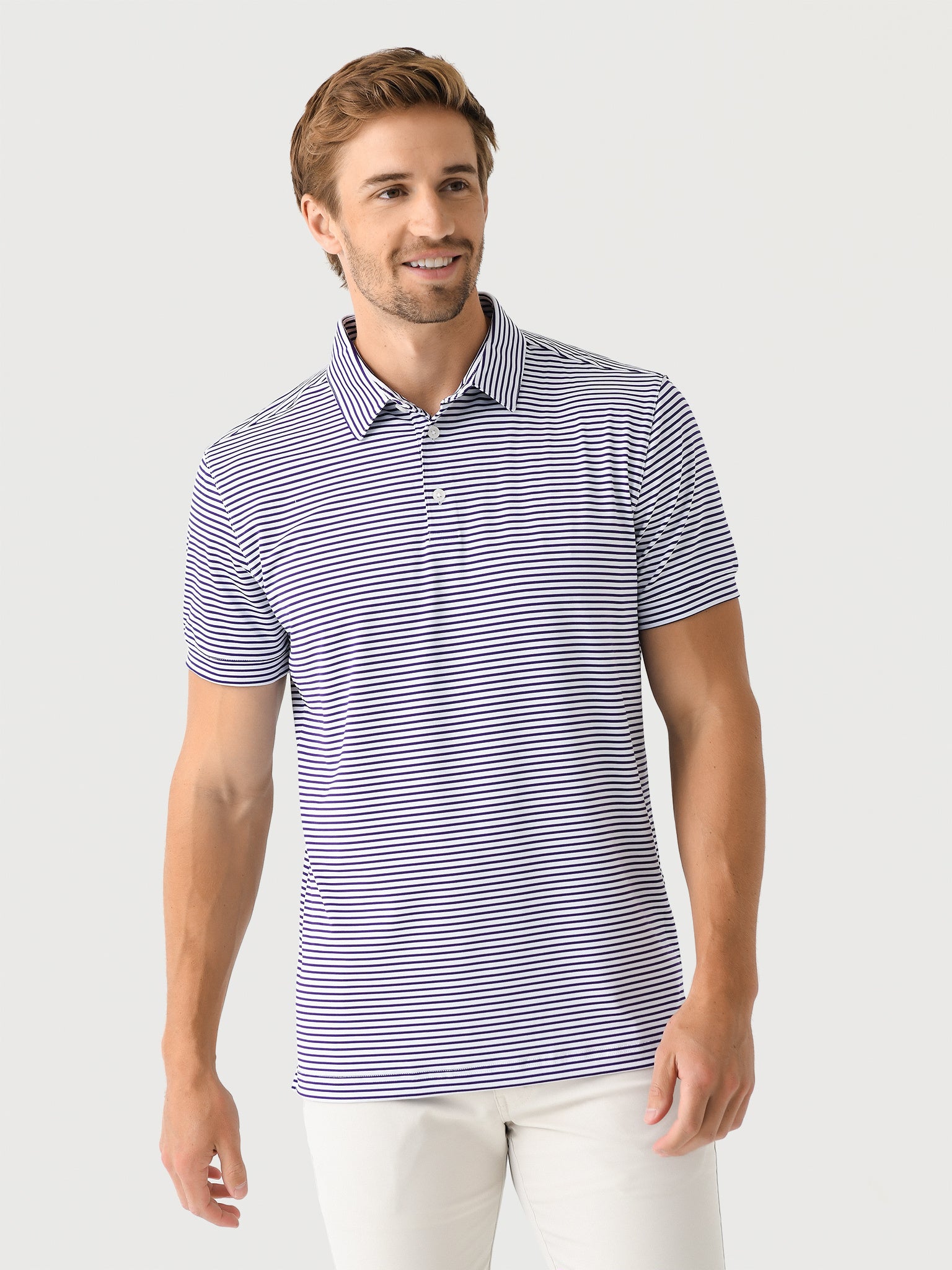Mizzen+Main Men's Trim Versa Polo - Saint Bernard