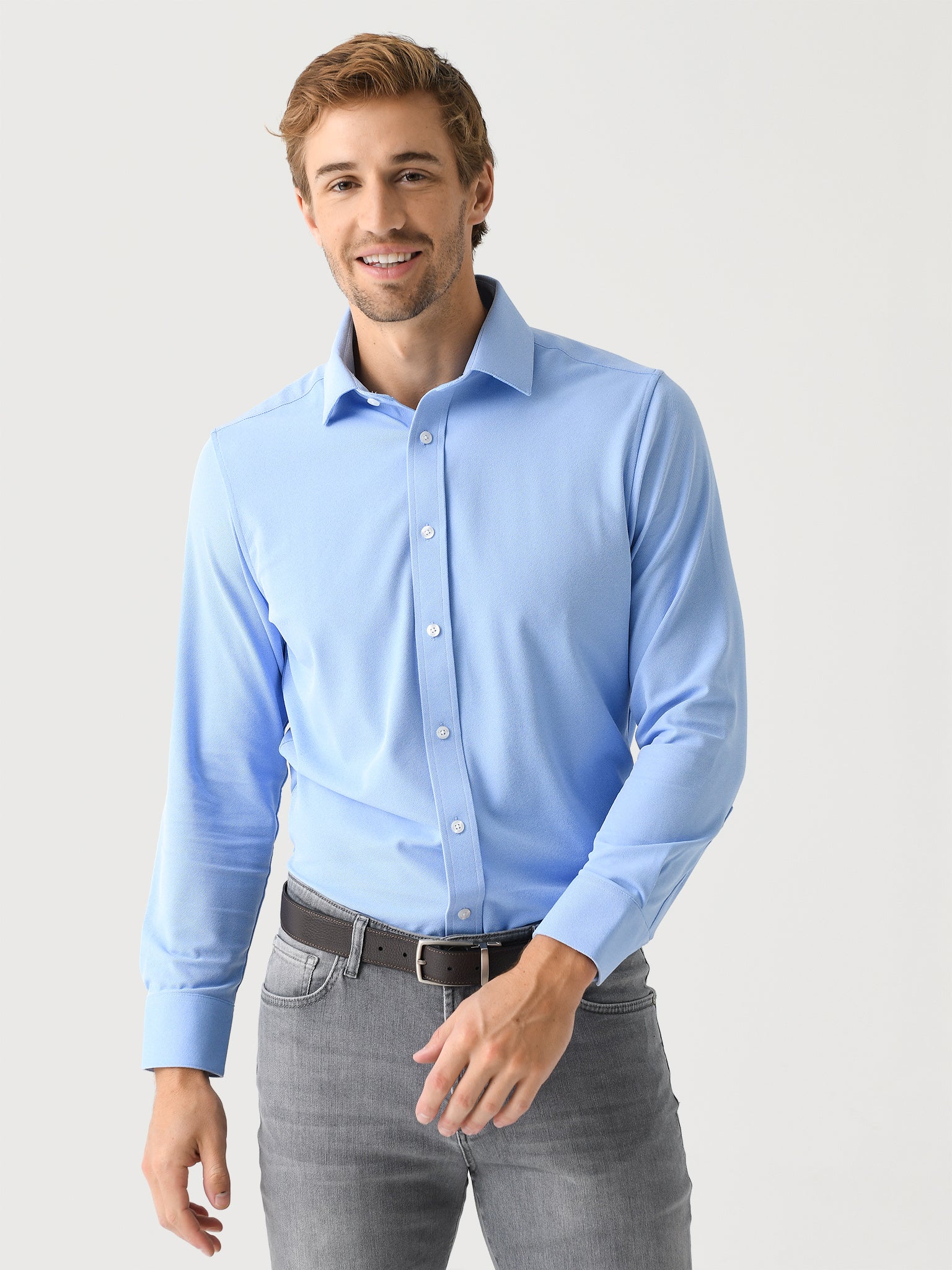 Mizzen+Main Men's Trim Bateman Dress Shirt - Saint Bernard