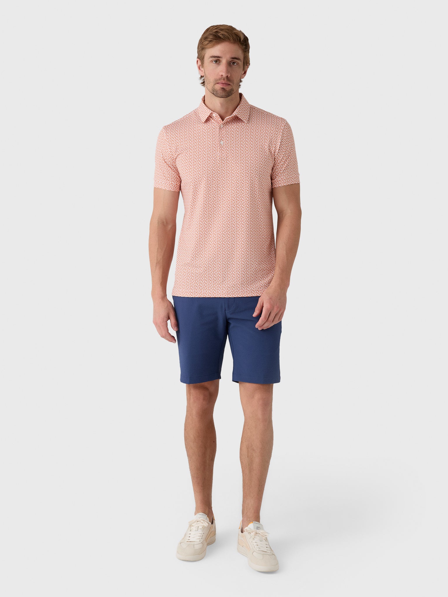 Mizzen+Main Men's Trim Versa Polo - Saint Bernard